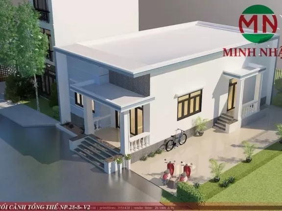 Nhà Cấp 4 Hiện Đại - CĐT Ms. Hoàng Huế 