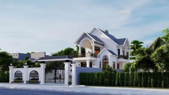 Biệt Thự 2 Tầng Mái Thái