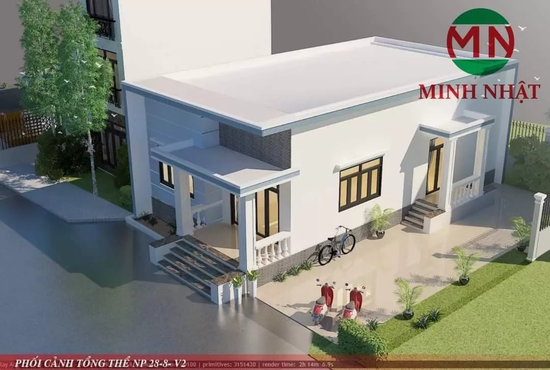 Nhà Cấp 4 Hiện Đại - CĐT Ms. Hoàng Huế